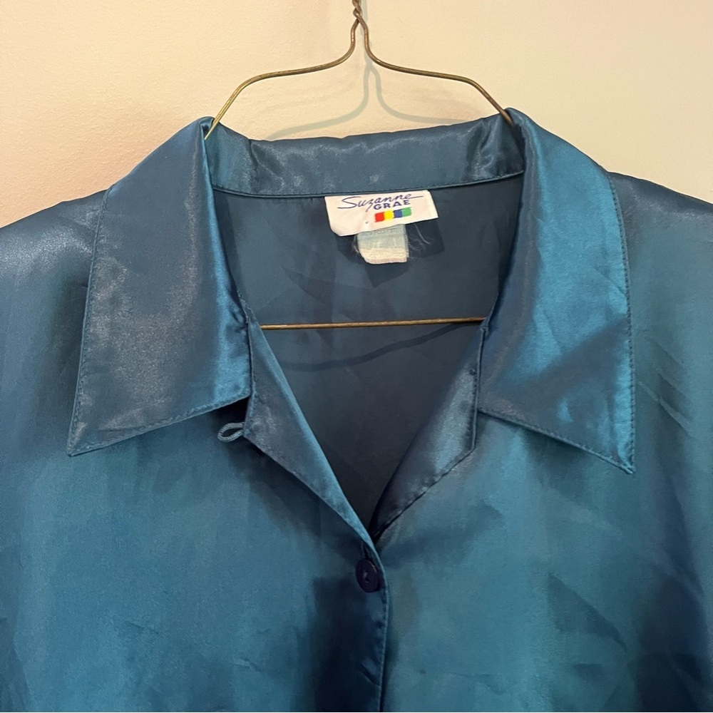 Women size 12 blouse button up bundle of 2 long sleeve casual work office shirt - Picture 8 of 10